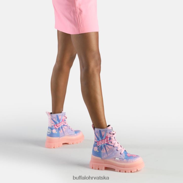 ljubičasta ljubav Buffalo aspha lace up hi gležnjača vegan |čizme TDD6T437